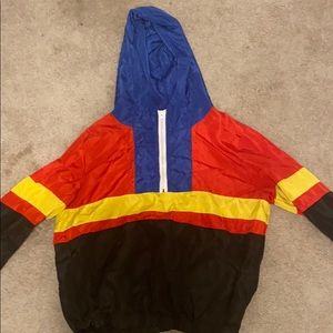 Multi-colored Windbreaker